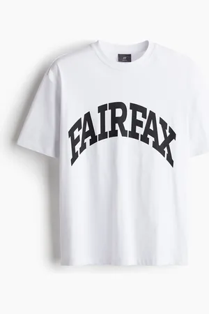 H&M T-shirt med tryk Loose Fit