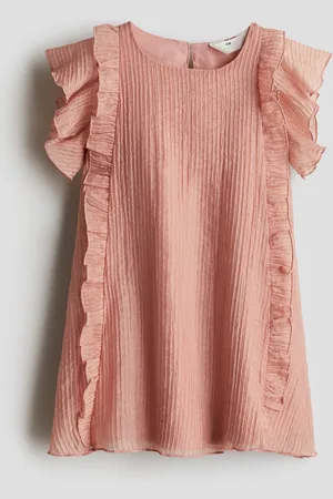 H&M Kjole med flæsedetalje