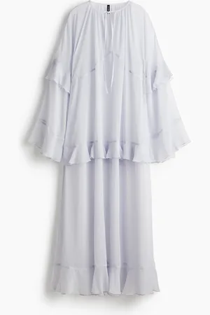 H&M Flæsekjole i chiffon