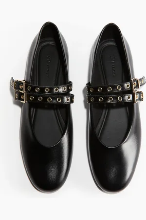 H&M Ballerinasko i læder
