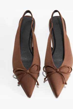H&M Slingbacks med sløjfe