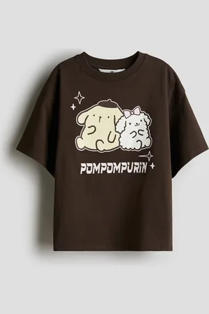 H&M T-shirt i bomuld med tryk