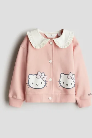 H&M Sweatshirtcardigan med tryk