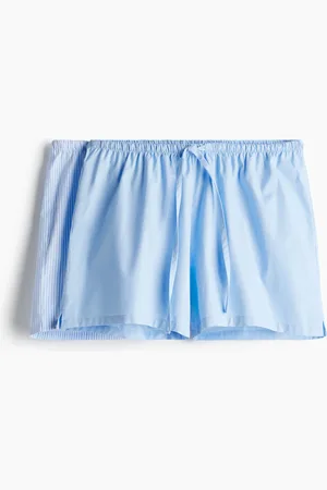 H&M 2-pak natshorts i bomuldspoplin
