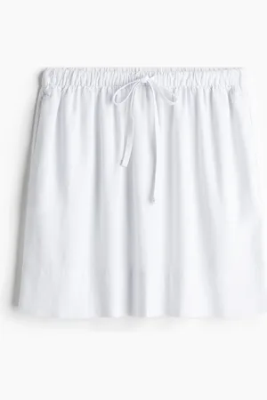 H&M Mininederdel i hørblanding