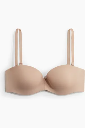 H&M Vatteret balconette-bh i micro