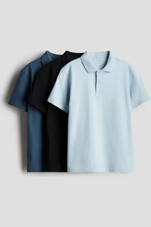 H&M 3-pak poloshirts i bomuld