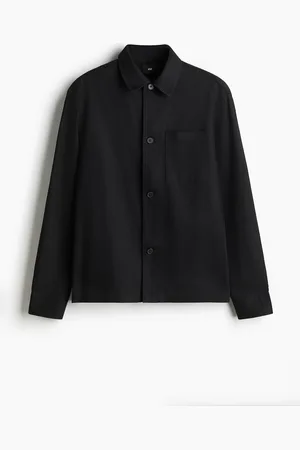 H&M Overshirt i hørblanding Regular Fit