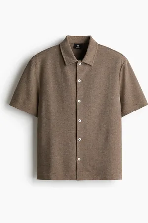 H&M Kortærmet skjorte i jersey Regular Fit