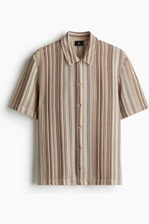 H&M Skjorte med hæklet look Regular Fit