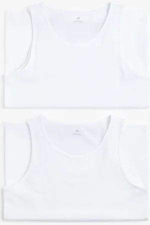 H&M 2-pak tanktop Regular Fit