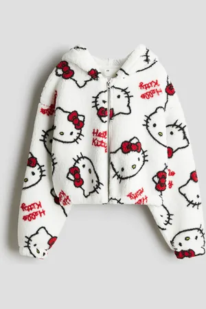 H&M Hoodie i teddybear med lynlås