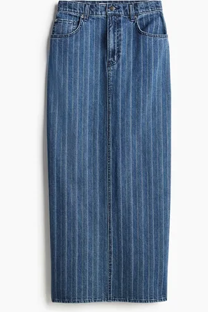 H&M Lang nederdel i denim