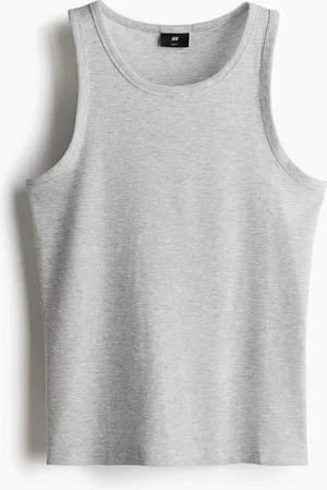 H&M Ribbet tanktop Slim Fit