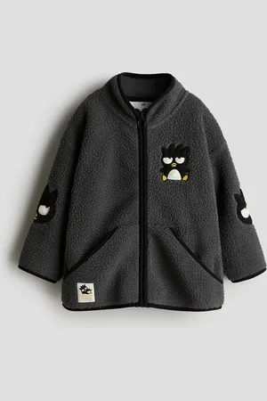 H&M Jakke i teddybear med applikationer