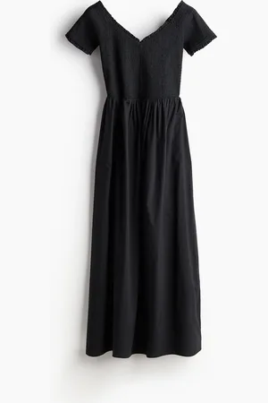 H&M Smocksyet off shoulder-kjole