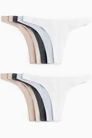 H&M 10-pak trusser Thong i bomuld