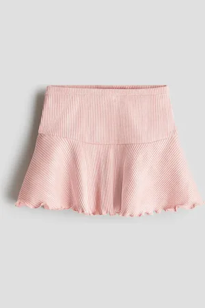 H&M Nederdel i skinnende jersey