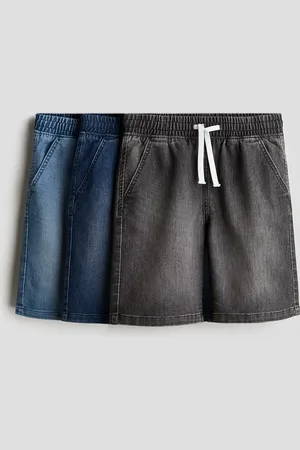 H&M 3-pak shorts i denim