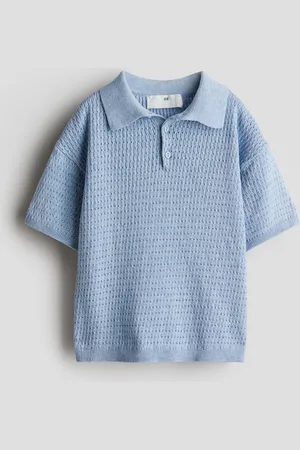 H&M Poloshirt i bomuldsstrik