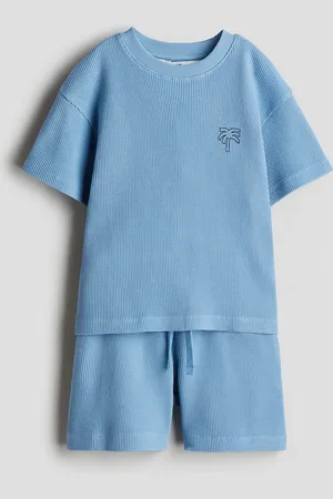 H&M 2-piece waffled cotton set