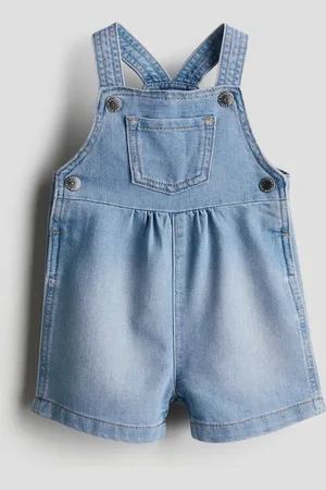 H&M Overallshorts i denim
