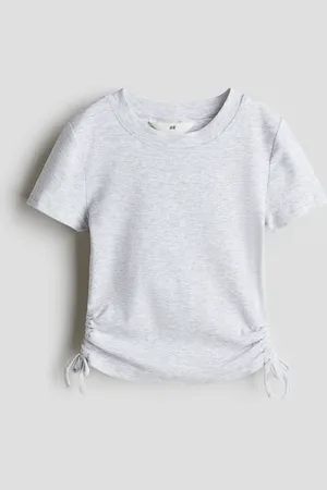 H&M Top i jersey med snøre
