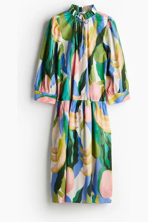 H&M Kjole med flæsekrave