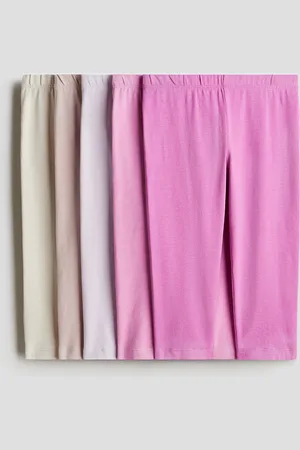 H&M 5-pak caprileggings i bomuld