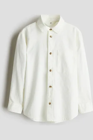 H&M Skjorte i hørblanding
