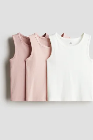 H&M 3-pak ribbet tanktop