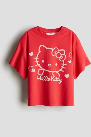 H&M T-shirt i bomuld med tryk