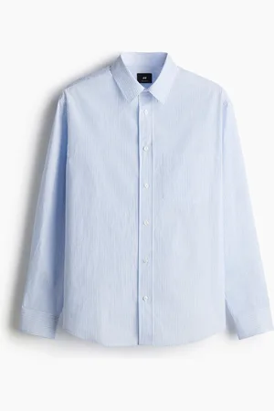 H&M Skjorte i poplin Regular Fit