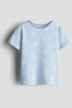 H&M Top i pointellejersey