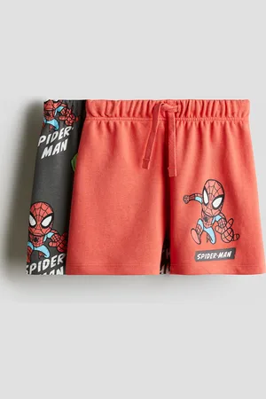H&M 2-pak sweatshorts med tryk