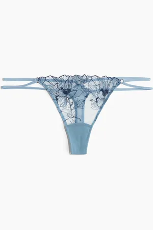 H&M Tangatrusser med broderier Thong