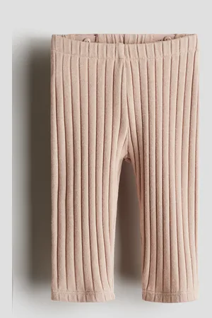 H&M Bredribbede leggings i bomuld