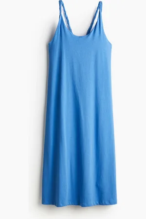 H&M Kjole i jersey med snoede stropper