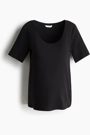 H&M MAMA Top med dyb udringning