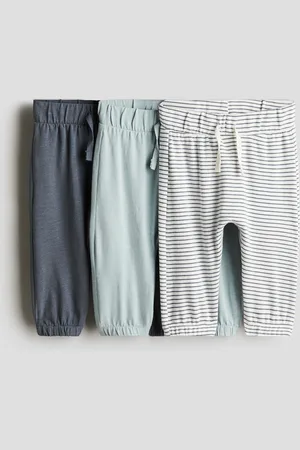 H&M 3-pak bukser i bomuld