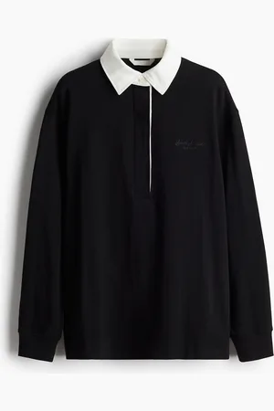 H&M Poloshirt med broderet detalje