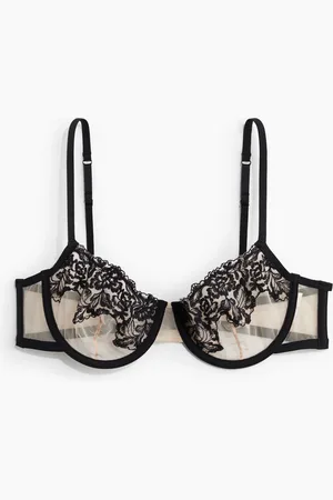 H&M Broderet balconette-bh
