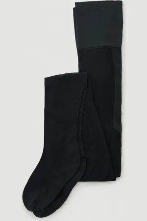H&M Selina Seam Strømpebukser 20 Den - Sort