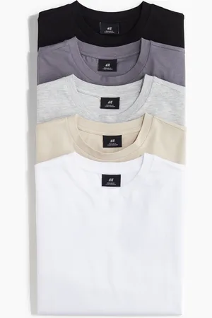 H&M 5-pak T-shirt Regular Fit