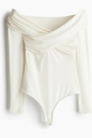 H&M Draperet body med G-streng
