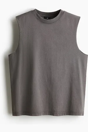 H&M Tanktop med vasket look Regular Fit