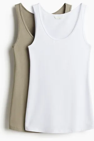 H&M MAMA 2-pak tanktop i bomuld