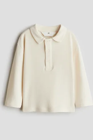 H&M Poloshirt med lange ærmer