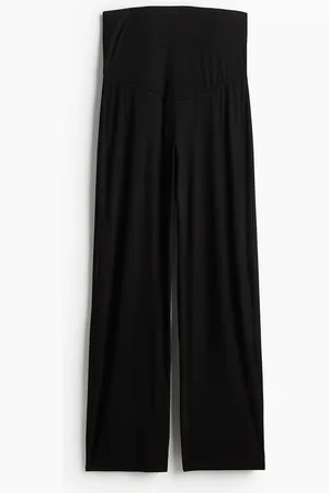 H&M MAMA Before & After ribbede bukser i jersey