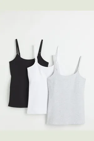 H&M MAMA 3-pak ammetop med smalle stropper